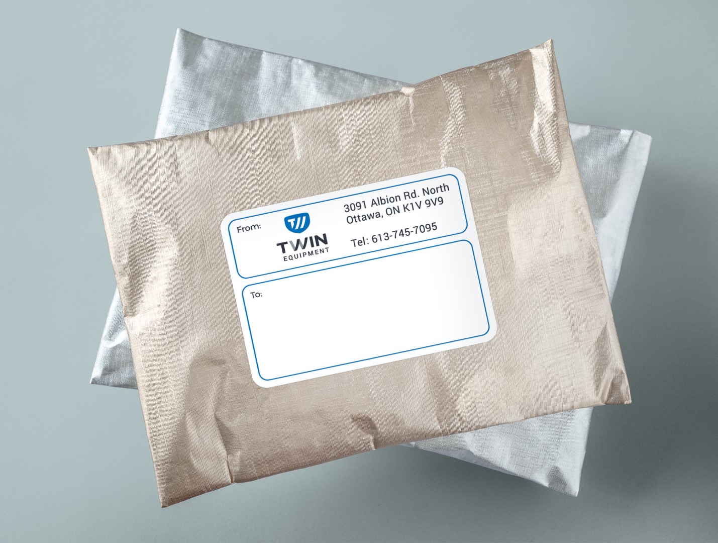 Twin Equipment Labels