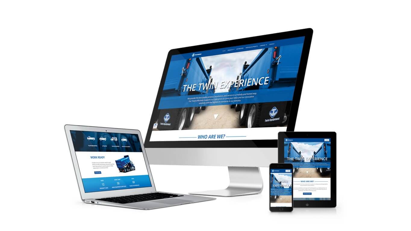 Websites - Responsive Web Design - Twin Equipment